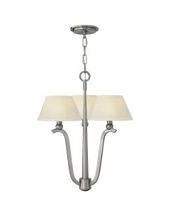 Whitney 3 Light Chandelier - Brushed Nickel