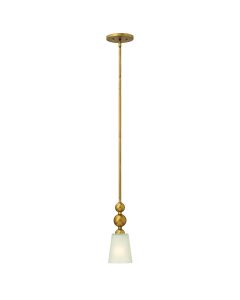 Zelda 1 Light Mini Pendant - Vintage Brass