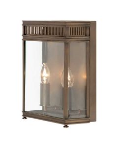 Holborn 2 Light Half Lantern Medium - Dark Bronze