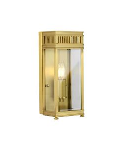 Holborn 1 Light Small Half Lantern - Brushed Brass