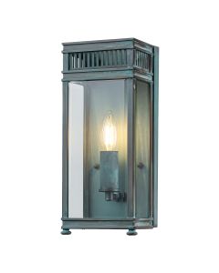 Holborn 1 Light Small Half Lantern - Verdigris