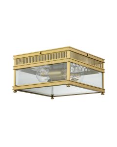 Holborn 2 Light Flush - Brushed Brass