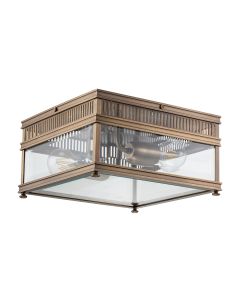 Holborn 2 Light Flush - Dark Bronze