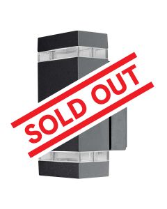 Jannik 2 Light Led Wall Light - Graphite