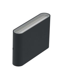 Jens LED Wall Light - Black, Cast Aluminium, Polycarbonate Lens