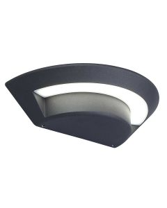 Kasper 1 Light Small Wall Light - Graphite