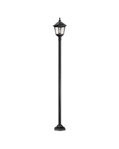 Kerry 1 Light Lamp Post - Black