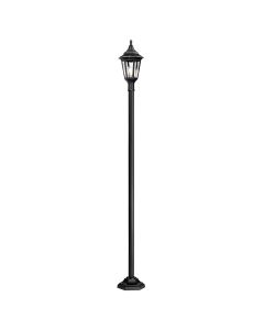 Kinsale 1 Light Lamp Post - Black