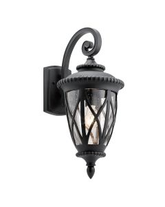 Admirals Cove 1 Light Large Wall Lantern - Textured Black