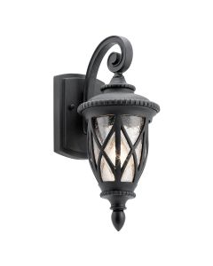 Admirals Cove 1 Light Small Wall Lantern - Textured Black