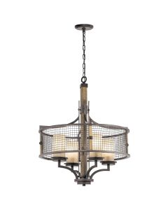 Ahrendale 4 Light Chandelier - Anvil Iron