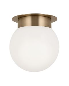 Albers Flush 1 lt Ceiling Light - Champagne Bronze