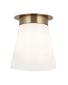 Albers Flush 1 lt Ceiling Light - Champagne Bronze