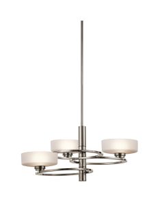 Aleeka 3 Light Chandelier - Classic Pewter
