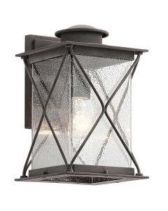 Argyle 1 Light Medium Outdoor Wall Light - Weathered Zinc