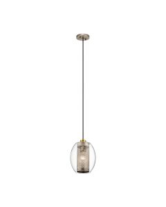 Asher 1 Light Mini Pendant - Antique Pewter