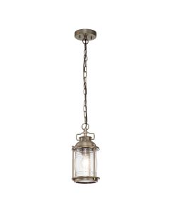 Ashland Bay 1 Light Small Chain Lantern - Burnished Bronze
