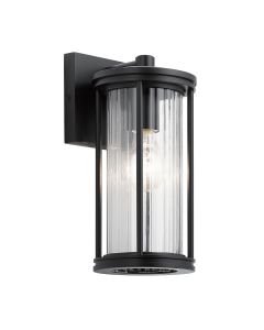 Barras 1 Light Small Wall Lantern - Black