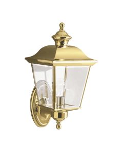Bay Shore 1 Light Medium Outdoor Wall Light - Polished Brass