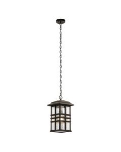 Beacon Square 1 Light Chain Lantern - Olde Bronze