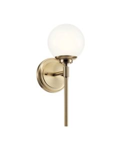 Benno 1 lt Wall Light - Champagne Bronze