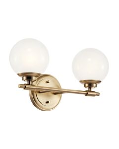 Benno 2 lt Wall Light - Champagne Bronze