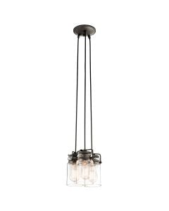 Brinley 3 Light Pendant - Olde Bronze