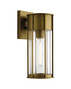 Camillo 1lt Medium Wall Lantern - Painted Natural Brass
