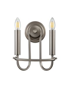Capitol Hill 2 Light Wall light - Brushed Nickel