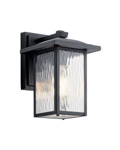 Cappanna 1 lt Small Exterior Wall Lantern - Textured Black