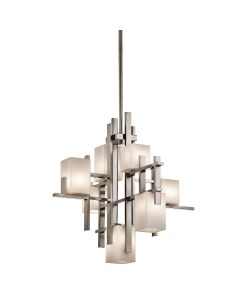 City Lights 7 Light Chandelier - Classic Pewter