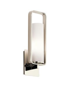 City Loft 1 Light Wall Light - Polished Nickel