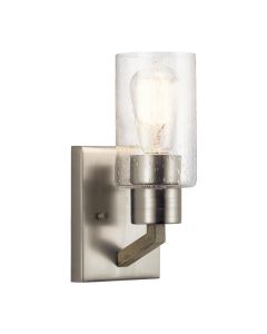 Deryn 1 Light Wall Light - Distressed Antique Grey