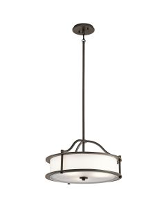Emory 3 Light Pendant / Semi-Flush - Olde Bronze