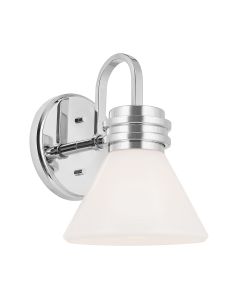 Farum 1 lt Wall Light - Polished Chrome