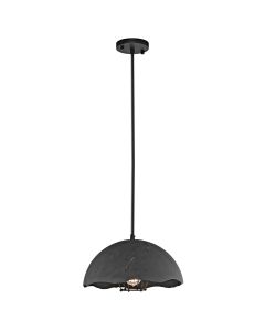 Fracture 1 Light Pendant - Weathered Zinc