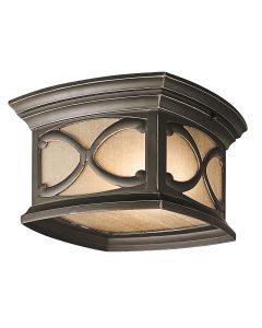 Franceasi 2 Light Flush - Olde Bronze