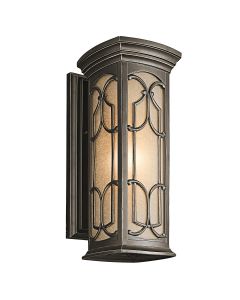 Franceasi 1 Light Medium Wall Lantern - Olde Bronze