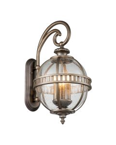 Halleron 3 Light Wall Lantern - Burnished Bronze