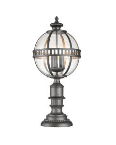 Halleron 3 Light Pedestal Lantern - Londonderry