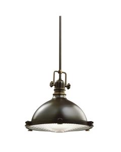 Hatteras Bay 1 Light Medium Pendant - Olde Bronze