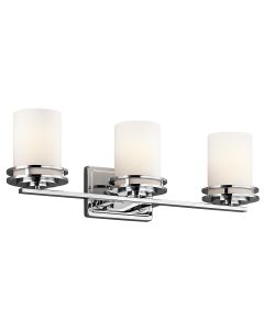 Hendrik 3 Light Wall Light - Polished Chrome