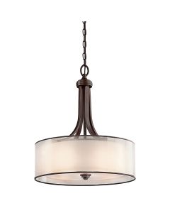 Lacey 4 Light Large Pendant - Mission Bronze