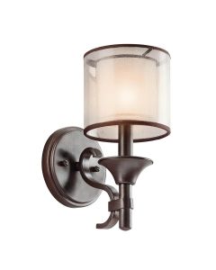 Lacey 1 Light Wall Light - Mission Bronze