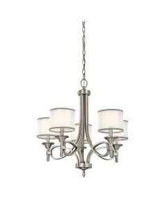 Lacey 5 Light Chandelier - Antique Pewter