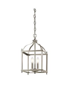 Larkin 2 Light Small Pendant - Brushed Nickel