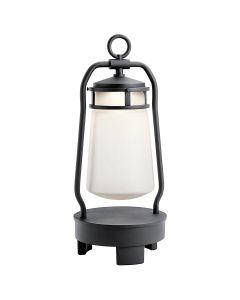Lyndon Portable Bluetooth Speaker Lantern - UK Plug - Textured Black