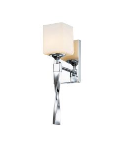 Marette 1 Light Wall Light - Polished Chrome