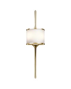 Mona 2 Light Large Wall Light - Polished Brass