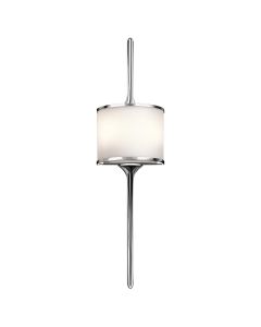 Mona 2 Light Large Wall Light - Polished Chrome
